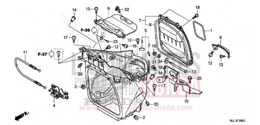 LUGGAGE BOX NC750XAE de 2014